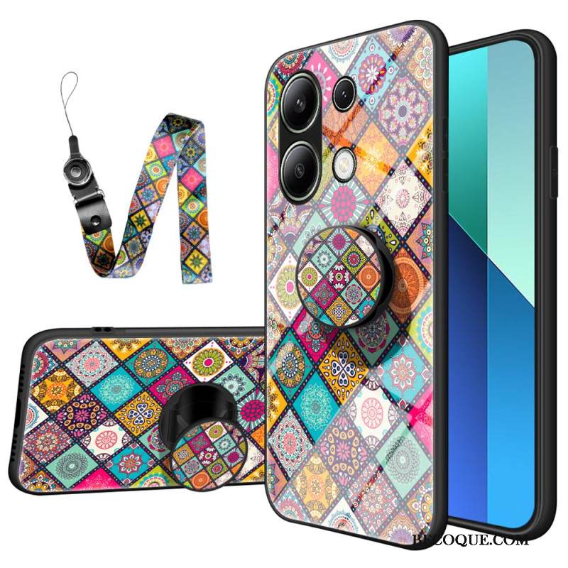 Kuori Xiaomi Redmi Note 13 4g Patchwork Tukirengas Ja -hihna Suojakuori