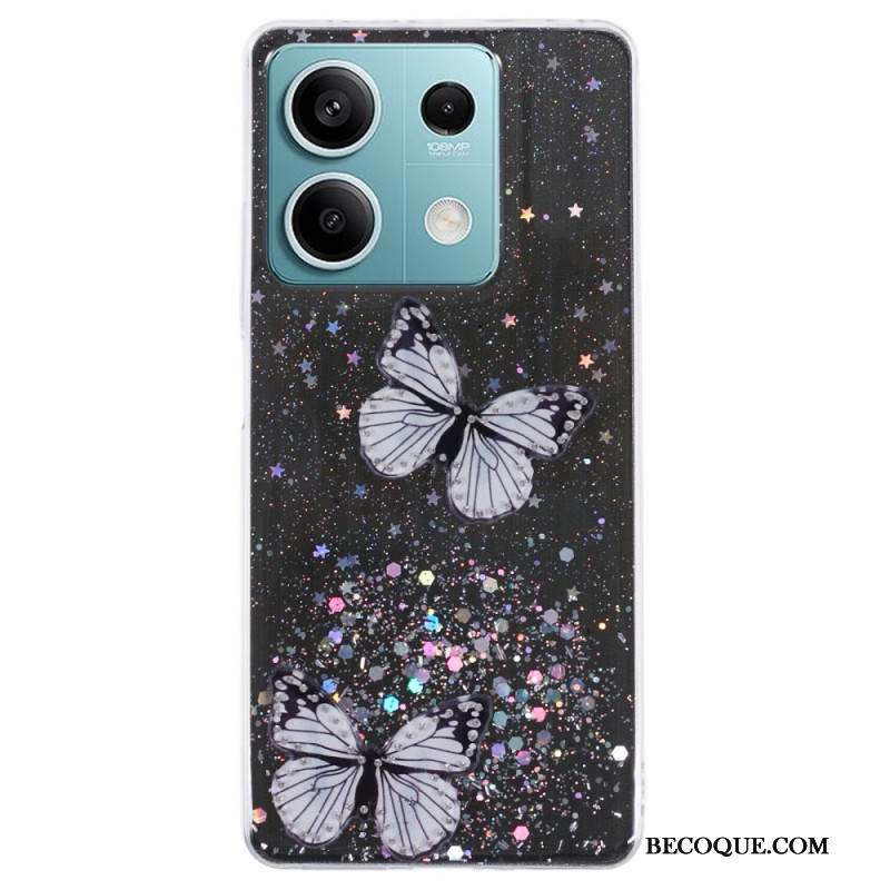 Kuori Xiaomi Redmi Note 13 5g Perhoset Glitter