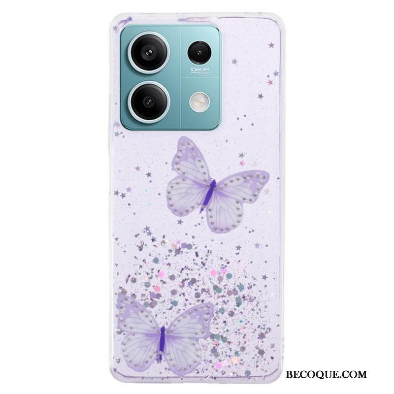 Kuori Xiaomi Redmi Note 13 5g Perhoset Glitter