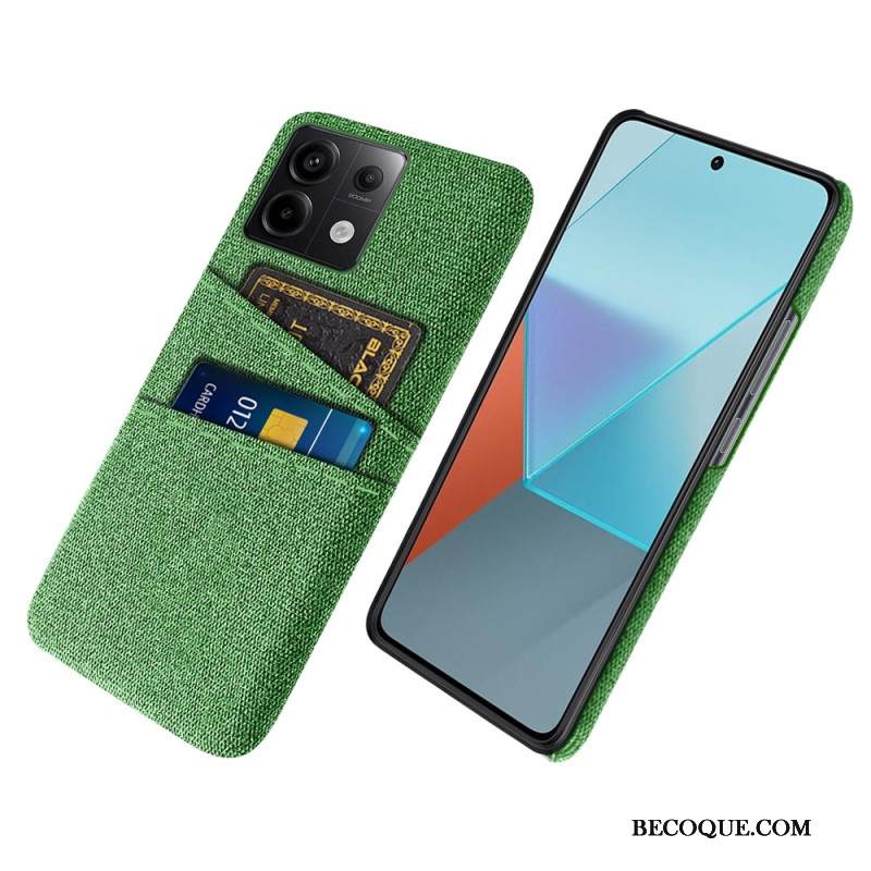 Kuori Xiaomi Redmi Note 13 Pro 5g Kangas Kaksoiskorttipidike