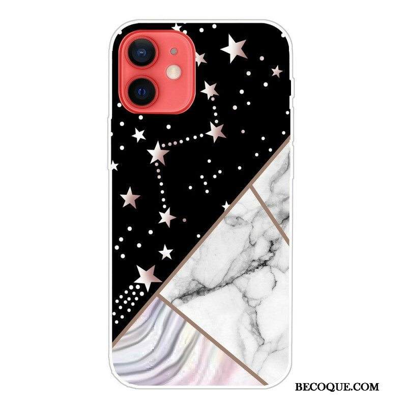 Kuori iPhone 13 Mini Decline Geometric Marble