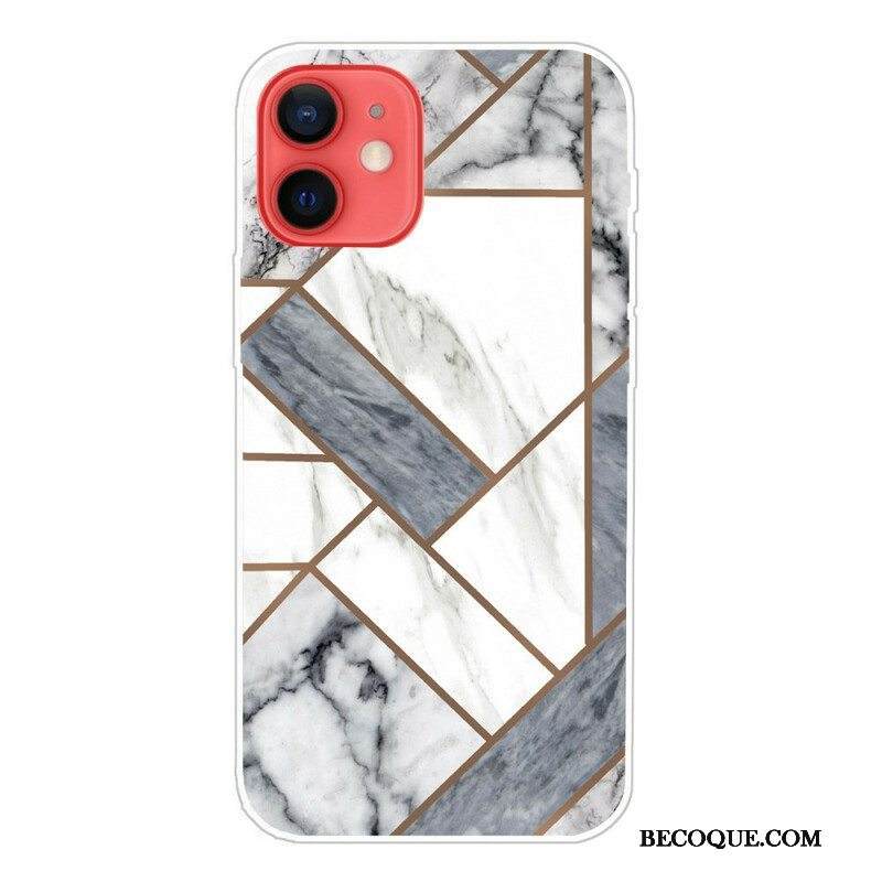 Kuori iPhone 13 Mini Decline Geometric Marble