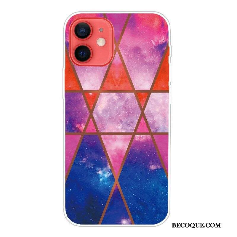 Kuori iPhone 13 Mini Decline Geometric Marble