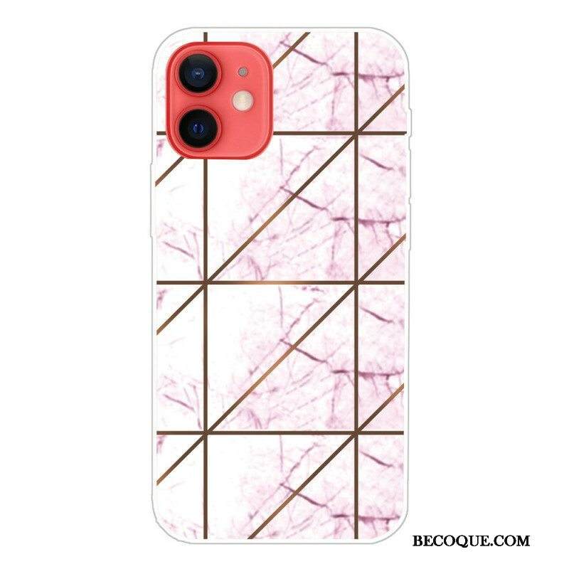 Kuori iPhone 13 Mini Decline Geometric Marble