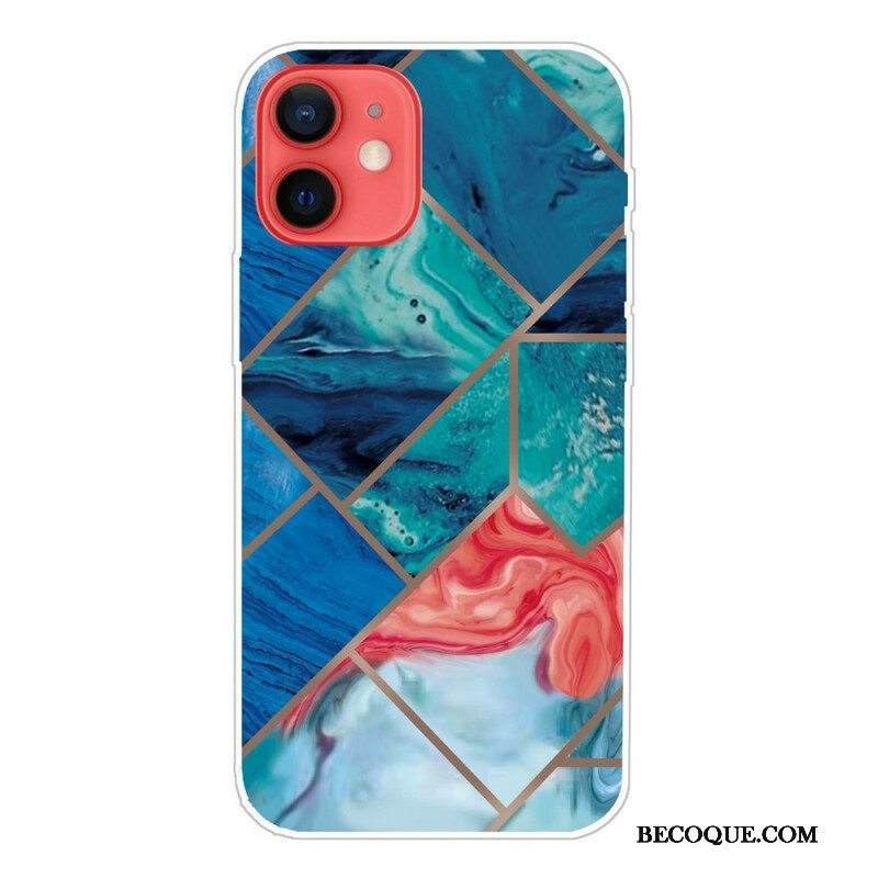 Kuori iPhone 13 Mini Decline Geometric Marble