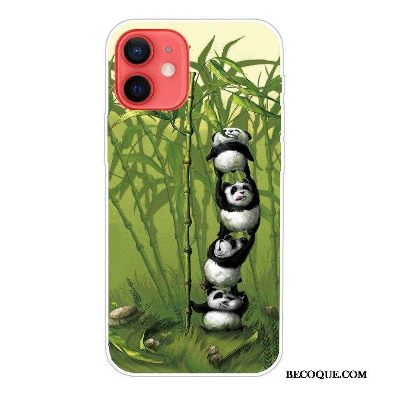 Kuori iPhone 13 Mini Pandajoukko