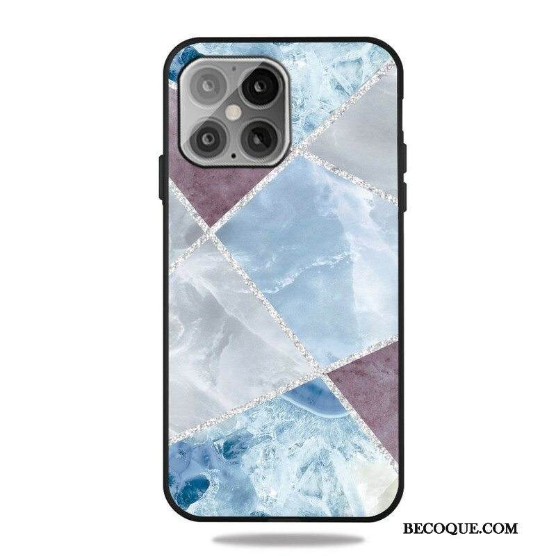 Kuori iPhone 13 Pro Glitter Marble