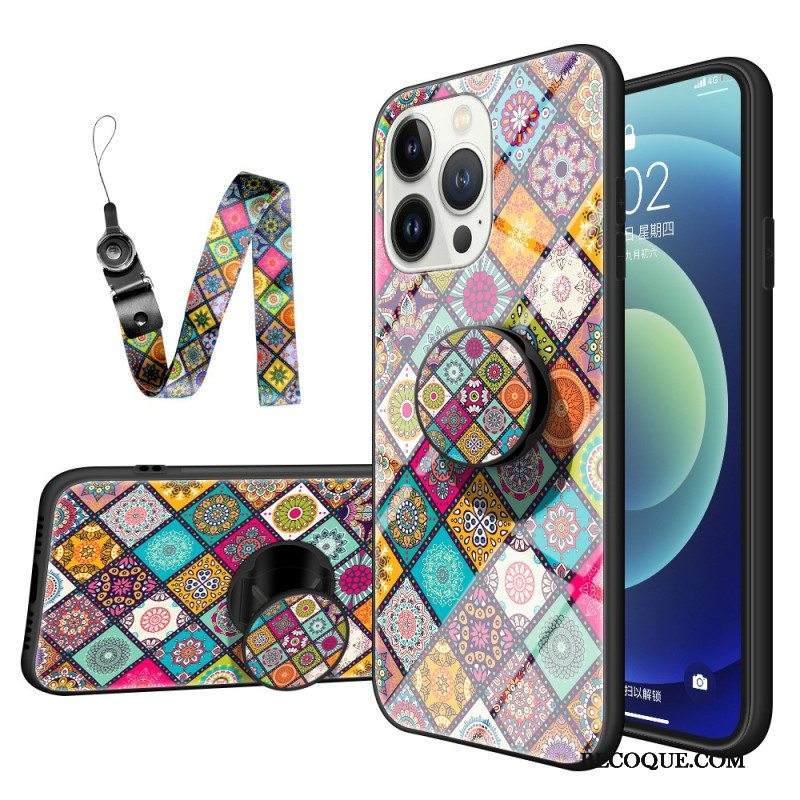 Kuori iPhone 15 Pro Patchwork