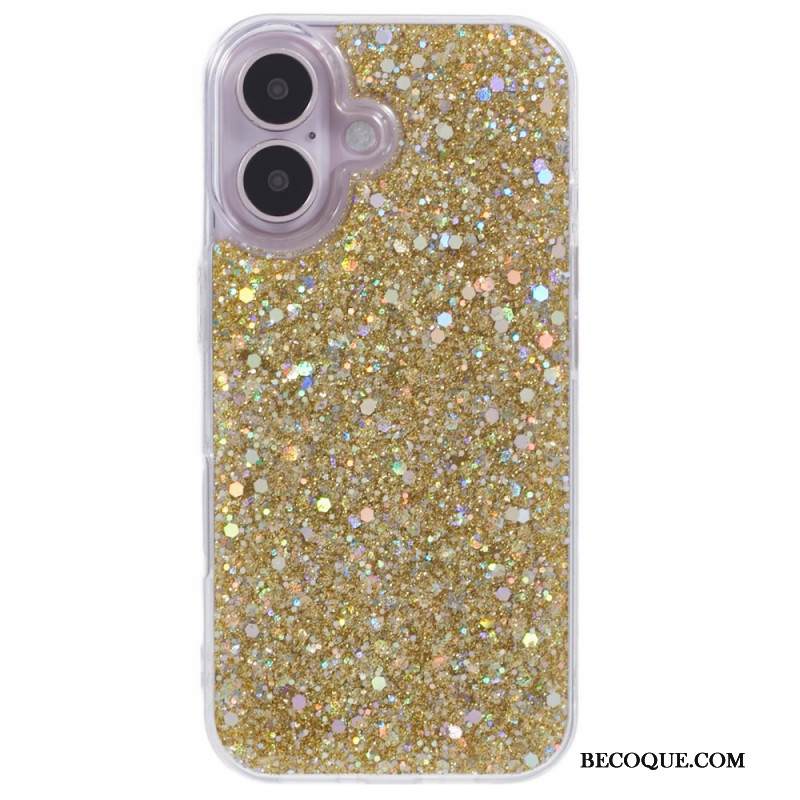 Kuori iPhone 16 Glitteriä