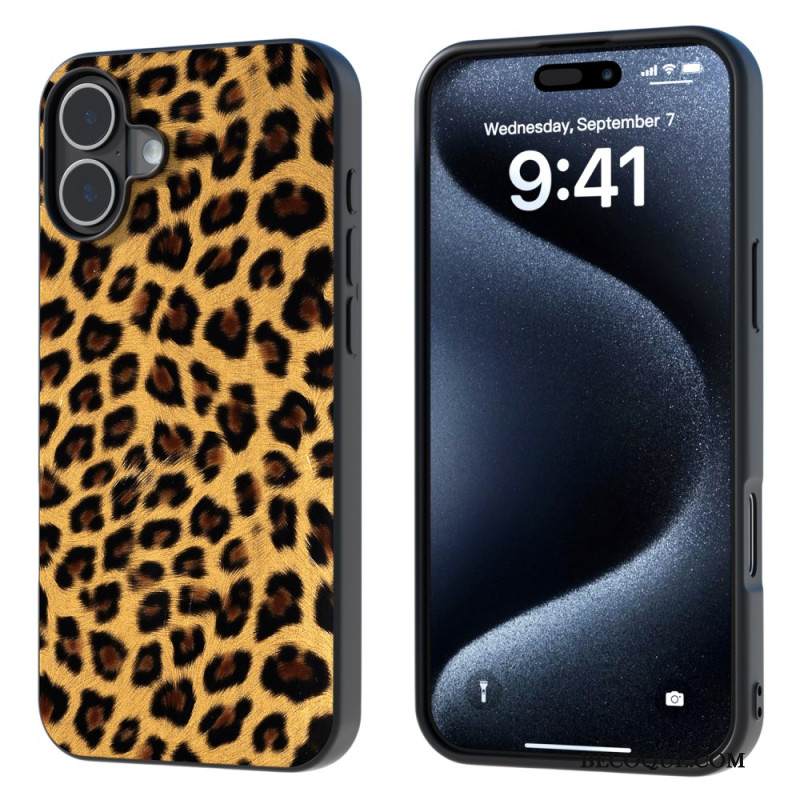 Kuori iPhone 16 Leopardityyli