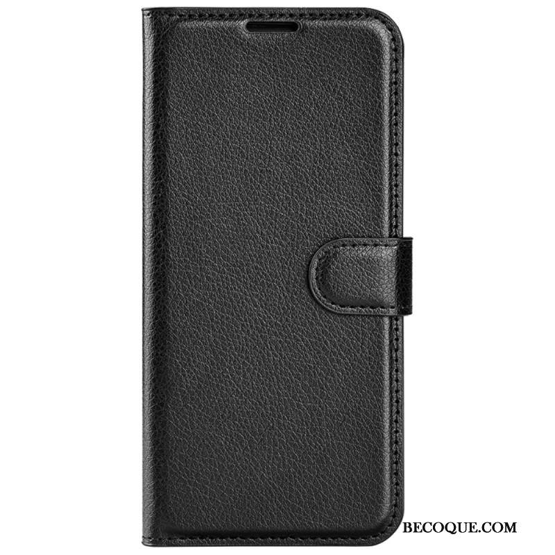 Nahkakotelo Sony Xperia 1 Vi Classic Litchi Faux Leather