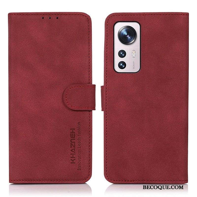 Nahkakotelo Xiaomi 12 Pro Khazneh Fashion Leather Effect