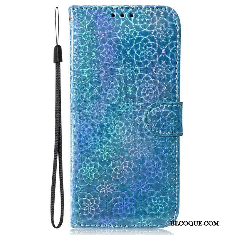 Nahkakotelo Xiaomi 13 Pro Suojaketju Kuori Strappy Disco Style