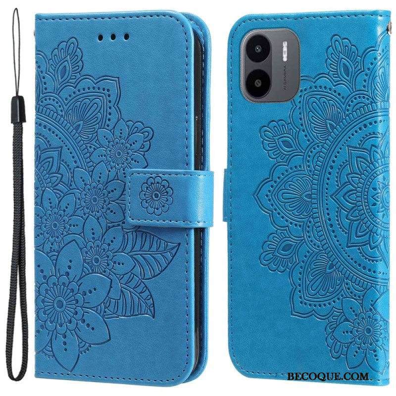 Nahkakotelo Xiaomi Redmi A1 Kukka Mandala