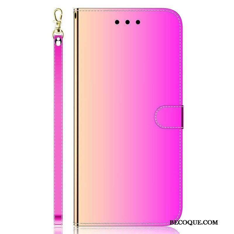 Nahkakotelo Xiaomi Redmi Note 10 5G Peilin Kansi