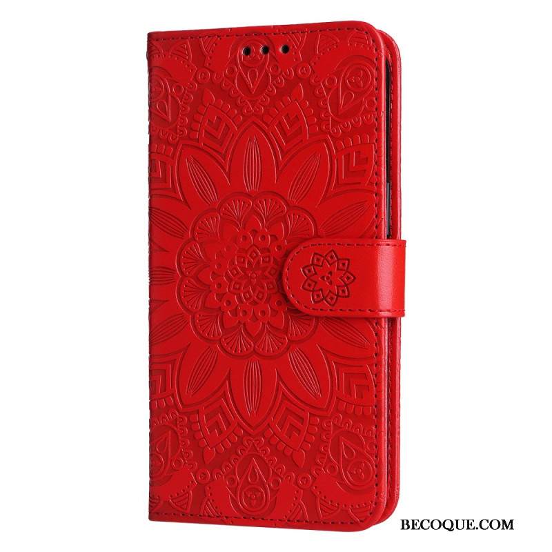 Nahkakotelo Xiaomi Redmi Note 13 Pro 4g Mandala Hihnalla