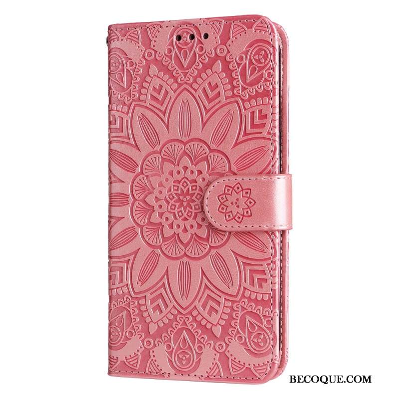 Nahkakotelo Xiaomi Redmi Note 13 Pro 4g Mandala Hihnalla