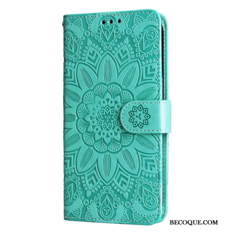 Nahkakotelo Xiaomi Redmi Note 13 Pro 4g Mandala Hihnalla