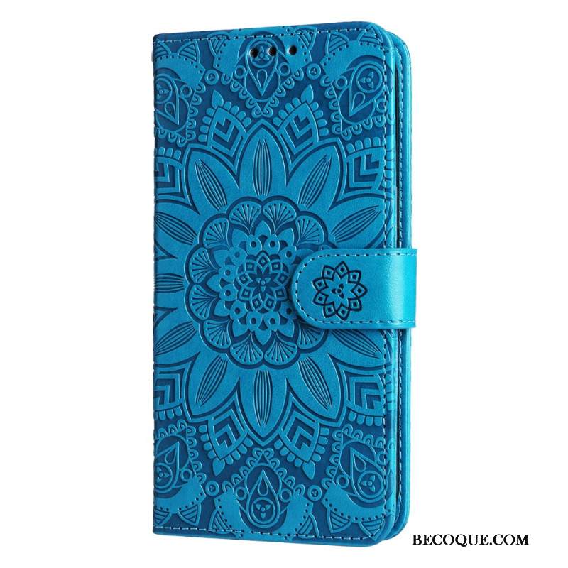 Nahkakotelo Xiaomi Redmi Note 13 Pro 4g Mandala Hihnalla