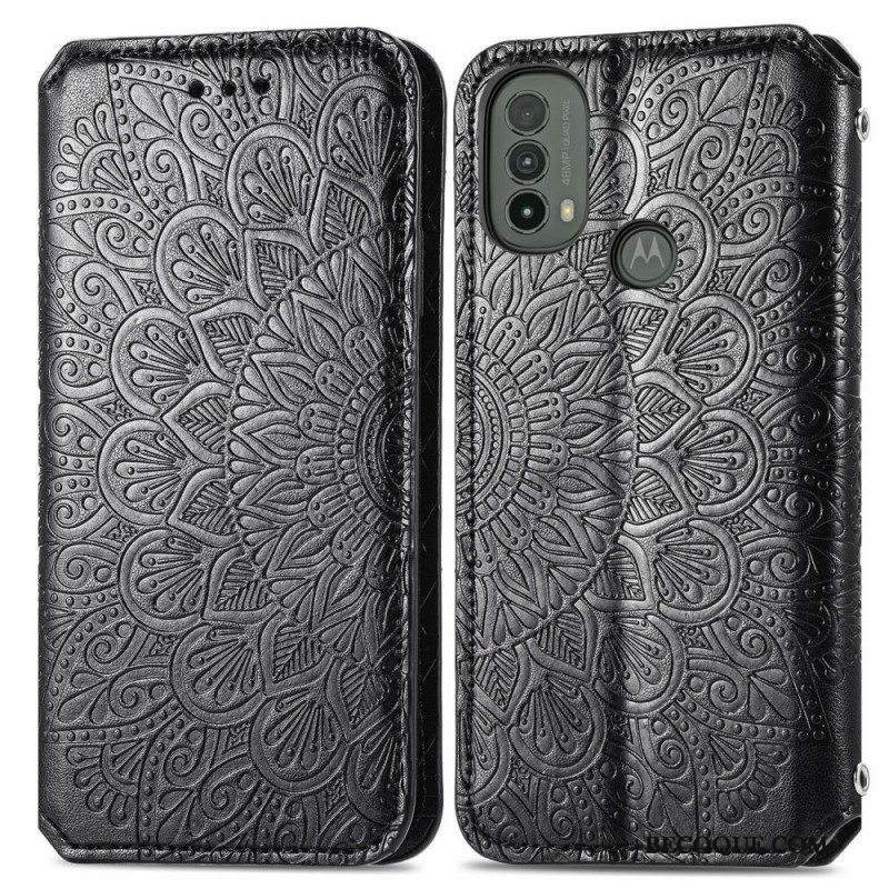 Puhelinkuoret Moto E40 / E30 / E20 Kotelot Flip Mandala