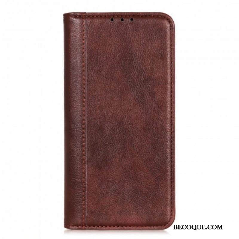 Puhelinkuoret Xiaomi Redmi Note 10 / 10S Kotelot Flip Litchi Split Leather -versio