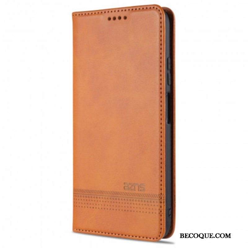 Puhelinkuoret Xiaomi Redmi Note 10 / 10S Kotelot Flip Style Leather Azns