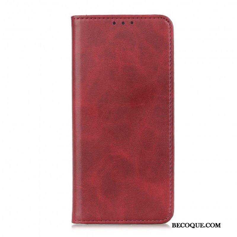 Puhelinkuoret Xiaomi Redmi Note 10 5G Kotelot Flip Halkaistu Nahka