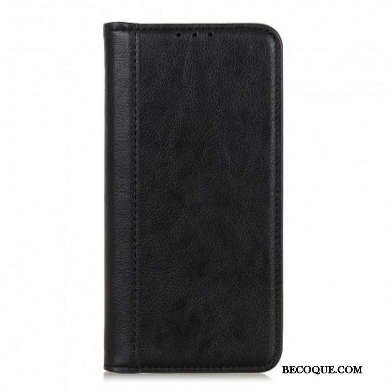 Puhelinkuoret Xiaomi Redmi Note 10 5G Kotelot Flip Litchi Split Leather -versio