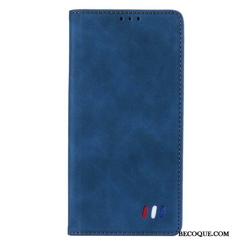 Puhelinkuoret Xiaomi Redmi Note 10 5G Kotelot Flip Tricolor Nahkatyyli