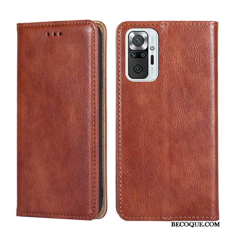 Puhelinkuoret Xiaomi Redmi Note 10 Pro Kotelot Flip Vintage Nahkatyyli