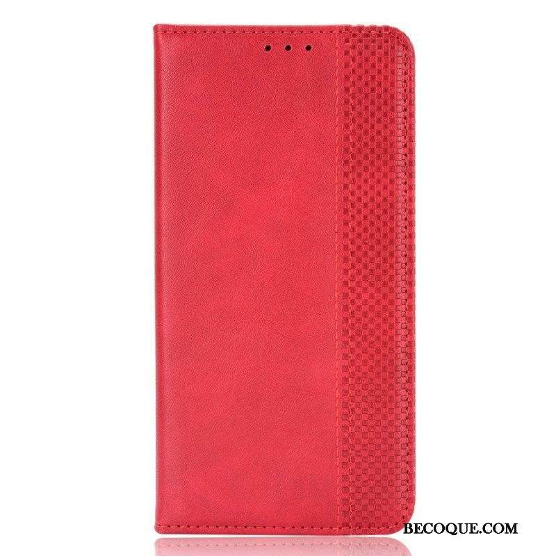 Puhelinkuoret Xiaomi Redmi Note 11 / 11S Kotelot Flip Tyylitelty Vintage-nahkaefekti