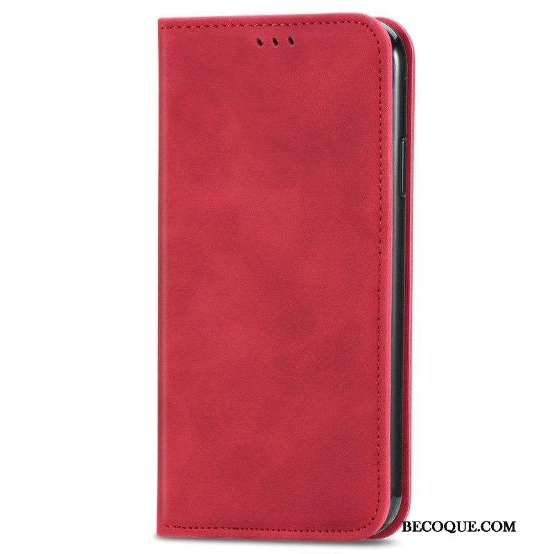 Puhelinkuoret Xiaomi Redmi Note 11 / 11S Kotelot Flip Vintage Nahkaefekti