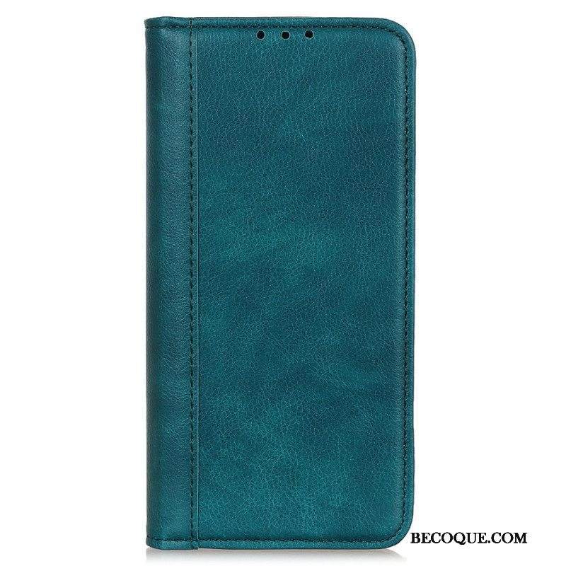 Puhelinkuoret Xiaomi Redmi Note 12 4G Kotelot Flip Vintage Haljasnahkaa