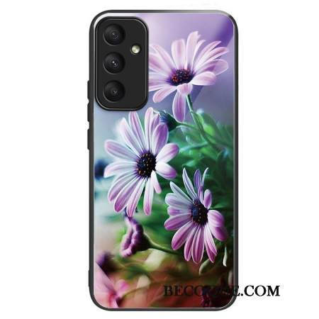 Case Samsung Galaxy A55 5g Puhelinkuoret Purple Chrysanthemum Tempered Glass