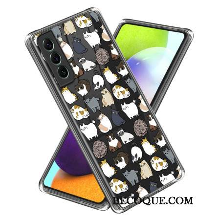 Case Samsung Galaxy S24 Plus 5g Puhelinkuoret Useita Kissoja