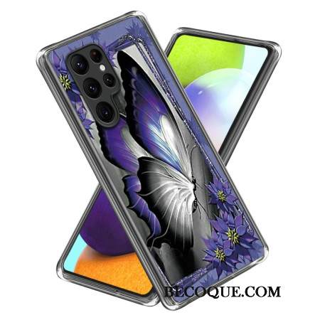 Case Samsung Galaxy S24 Ultra 5g Puhelinkuoret Purppura Perhonen