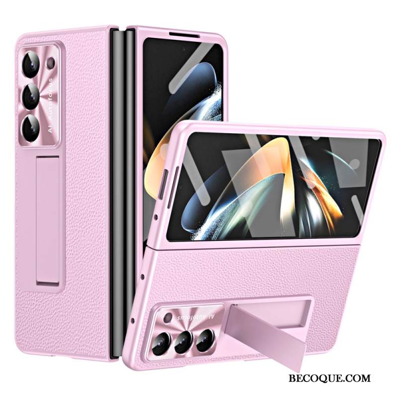 Case Samsung Galaxy Z Fold 5 Puhelinkuoret Litchin Nahkatuki