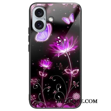 Case iPhone 16 Plus Puhelinkuoret Fluoresoiva Lotus