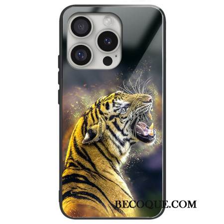 Case iPhone 16 Pro Max Puhelinkuoret Roaring Tiger Tempered Glass