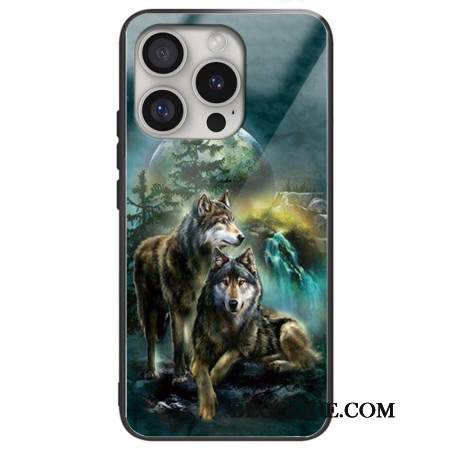 Case iPhone 16 Pro Puhelinkuoret Tempered Glass Wolves