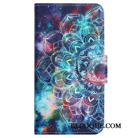 Kotelot Samsung Galaxy A15 5g Tähtitaivas Ja Lanyard Mandala