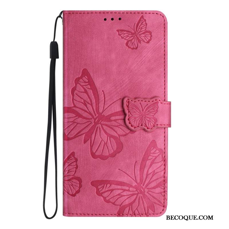 Kotelot Samsung Galaxy A17 4g / 5g Puhelinkuoret Mokkanahkakuvio Perhosilla Kotelot Samsung Galaxy A17 4g / 5g Puhelinkuoret Mokkanahkakuvio Perhosilla