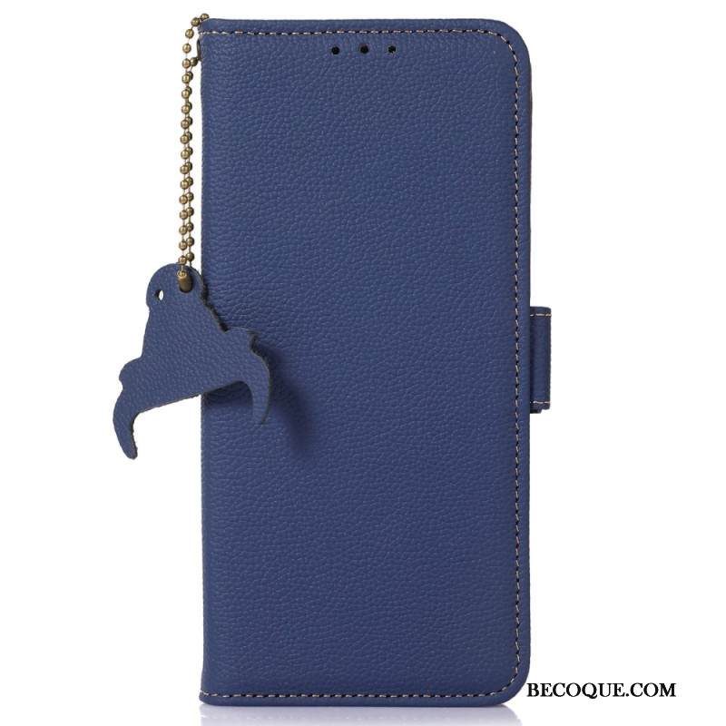 Kotelot Xiaomi Redmi Note 13 Pro 4g Litchi Leather Rfid-tekniikka Suojakuori