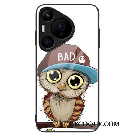 Kuori Huawei Pura 70 Pro Bad Owl Tempered Glass