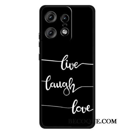 Kuori Motorola Edge 50 Pro Live Laugh Love