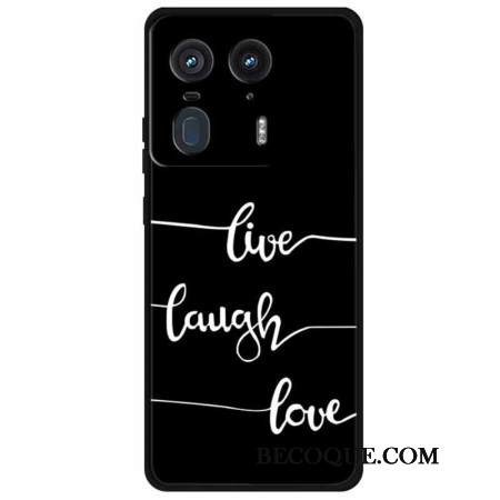 Kuori Motorola Edge 50 Ultra Live Laugh Love