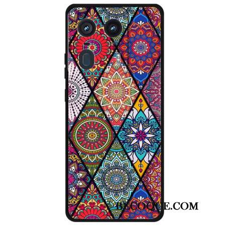 Kuori Motorola Edge 50 Ultra Mandala-kukkia