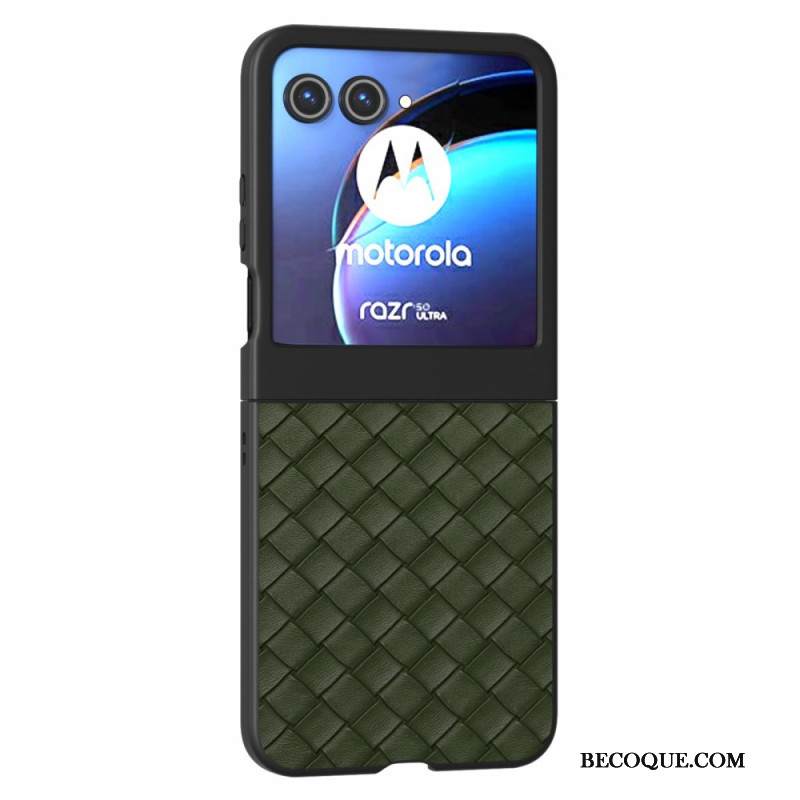 Kuori Motorola Razr 50 Kudottu Rakenne