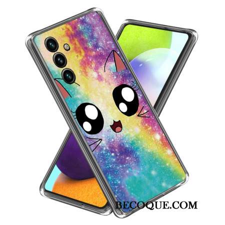 Kuori Samsung Galaxy A15 5g Rainbow Cat Suojakuori