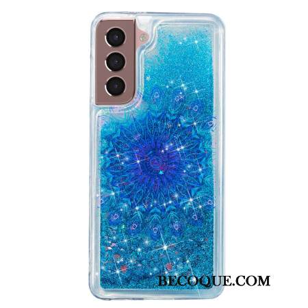 Kuori Samsung Galaxy S24 Plus 5g Nestemäinen Glitter Ja Mandala